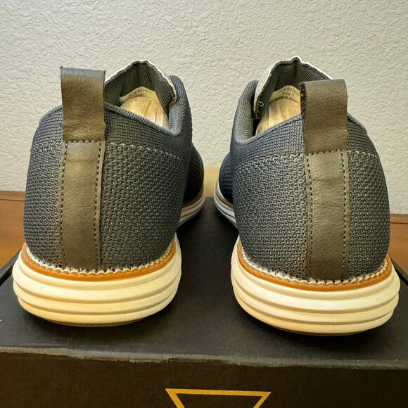 Vance Co. Men's Ezra Grey Knit Wingtip Oxford Tru Comfort Foam Size 7 Wide New - Picture 5 of 13